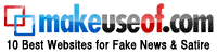 One of the top 10 best websites for fake news - makeusof.com