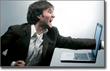 Pictured: the iPad makes a man crazy with rage.