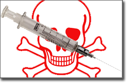 Pictured: a deadly vaccine.