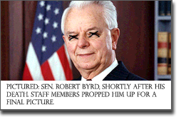 Pictured: Sen. Robert Byrd.