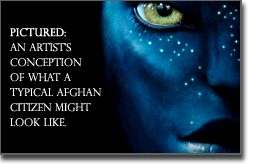 Pictured: an artist's conception of what a typical Afghan citizen might look like.